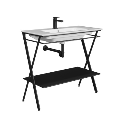 Металлическая структура PIANO Next напольная 95, черная матовая Металлическая структура PIANO Next напольная 95, черная матовая