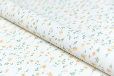 Обои виниловые на флизелиновой основе Уик-энд мотив, жёлто-зелёный цветы