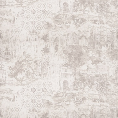 Обои виниловые Впечатление мотив, бежевый Обои виниловые Впечатление мотив, бежевый