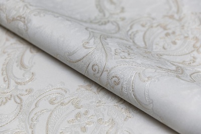 Обои виниловые на флизелиновой основе Ориент мотив, серый светлый Обои виниловые на флизелиновой основе Ориент мотив, серый светлый