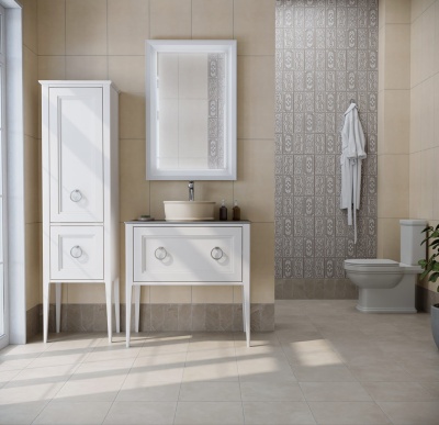 Зеркало PLAZA Classic 65, белое матовое Зеркало PLAZA Classic 65, белое матовое