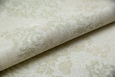 Обои виниловые Флора мотив, зеленый светлый Обои виниловые Флора мотив, зеленый светлый