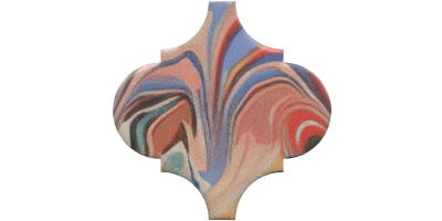 Декор Арабески Венеция красный матовый 6,5x6,5x0,69 Декор Арабески Венеция красный матовый 6,5x6,5x0,69