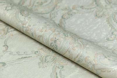 Обои виниловые на флизелиновой основе Ориент мотив, зелёный