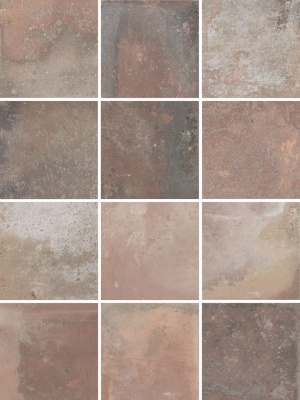 Спартель микс матовый 29,8х39,8x0,7 из 12 частей 9,8x9,8