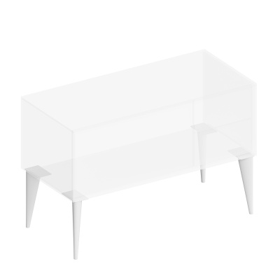 Ножки ATOLLO\CONO классические, белые матовые