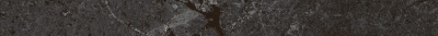 Бордюр Тубкаль чёрный глянцевый обрезной 30x2,5x1,9