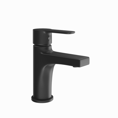 Смеситель SONATA для раковины без донного клапана, матовый черный Смеситель SONATA для раковины без донного клапана, матовый черный
