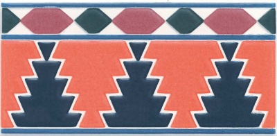 Декор Алькасар глянцевый 7,4x15x0,69