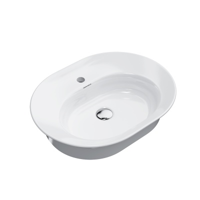 Раковина CANALETTO накладная 60, белая глянцевая Раковина CANALETTO накладная 60, белая глянцевая