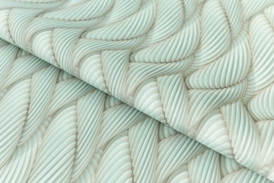 Обои виниловые Трессаж мотив, зеленый