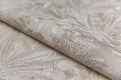 Обои виниловые Джангл мотив, бежевый Обои виниловые Джангл мотив, бежевый